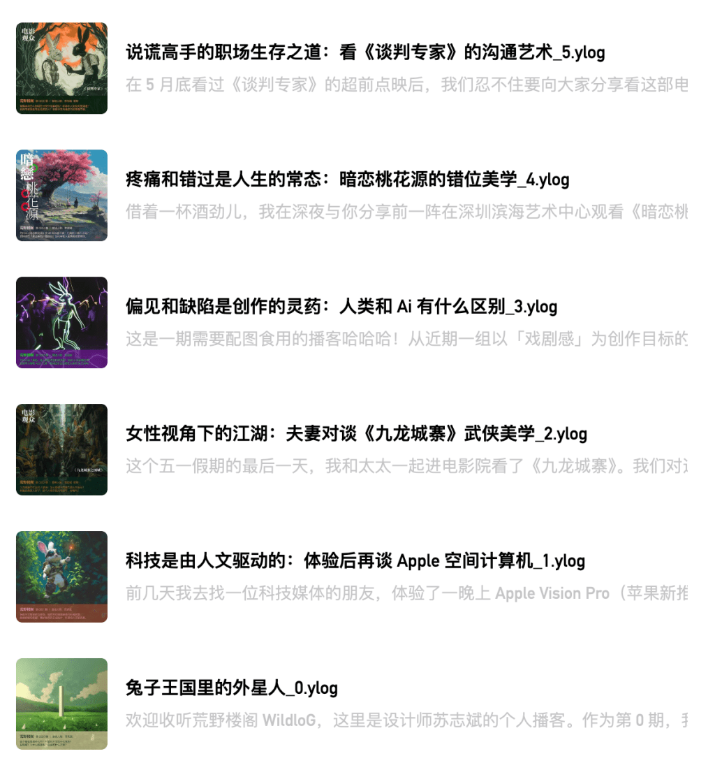 播客的收听数据似乎很符合我的期待